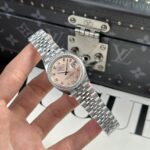 Rolex DateJust Super Clone Watch Women Dial Pink Jubilee Strap THB Factory 31mm - Image 2