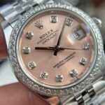 Rolex DateJust Super Clone Watch Women Dial Pink Jubilee Strap THB Factory 31mm - Image 5