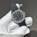 Patek Philippe Aquanaut 5067A Super Clone Watch Moissanite Diamond Black 35.6mm - Image 4