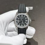 Patek Philippe Aquanaut 5067A Super Clone Watch Moissanite Diamond Black 35.6mm - Image 3