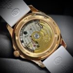 Patek Philippe Aquanaut 5072R Super Clone Watch White Rubber Strap PPF 35.6mm - Image 6