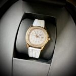 Patek Philippe Aquanaut 5072R Super Clone Watch White Rubber Strap PPF 35.6mm