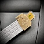 Patek Philippe Aquanaut 5072R Super Clone Watch White Rubber Strap PPF 35.6mm - Image 7