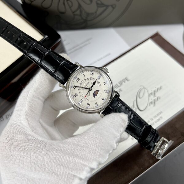 Patek Philippe Replica Watches Grand Complications 5159G White Dial 38mm