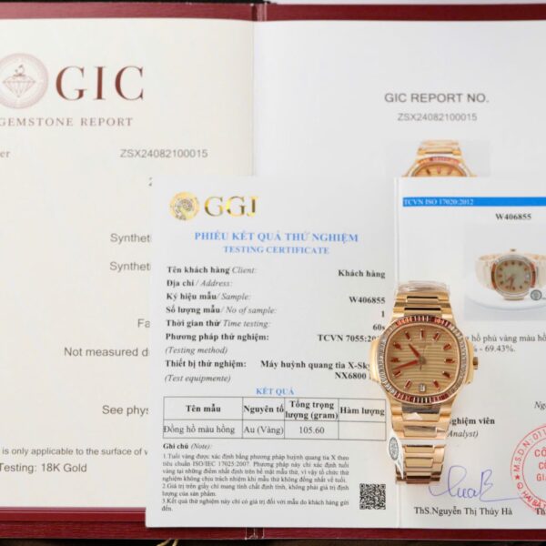 Patek Philippe Best Copies Watch Nautilus 7118-1300R 18K Gold Wrapped 35.2mm
