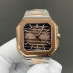 Patek Philippe Cubitus 5821 Demi Rose Gold Super Clone Watch Dial Chocolate 45mm