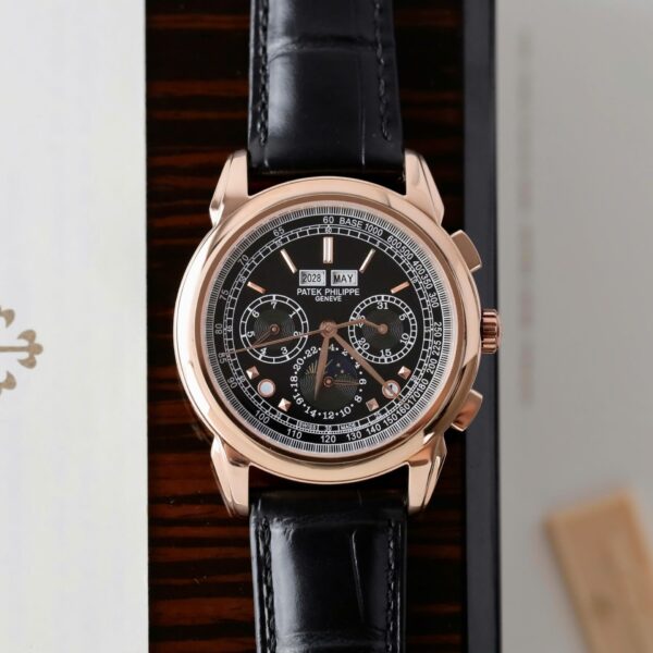 Patek Philippe Grand Complications 5270J Leather Strap Fake Watch 41mm
