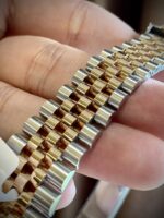 Rolex Super Clone DateJust Black Dial Gold Wrapped GM Factory 36mm - Image 7