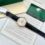 Rolex Cellini Date 50515 Gold Wrapped Super Clone Watch Leather Strap 39mm - Image 2