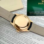 Rolex Cellini Date 50515 Gold Wrapped Super Clone Watch Leather Strap 39mm - Image 8