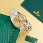Rolex Super Clone DateJust 126233 Yellow Champagne Fluted Dial Gold Wrapped 36mm