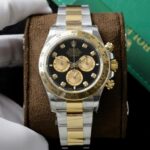 Rolex Cosmograph Daytona 126503 Super Clone Watch Black Dial Oyster Strap 40mm