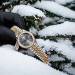 Rolex DateJust Moissanite Diamond Super Clone Watch Gray Dial 31mm - Image 3