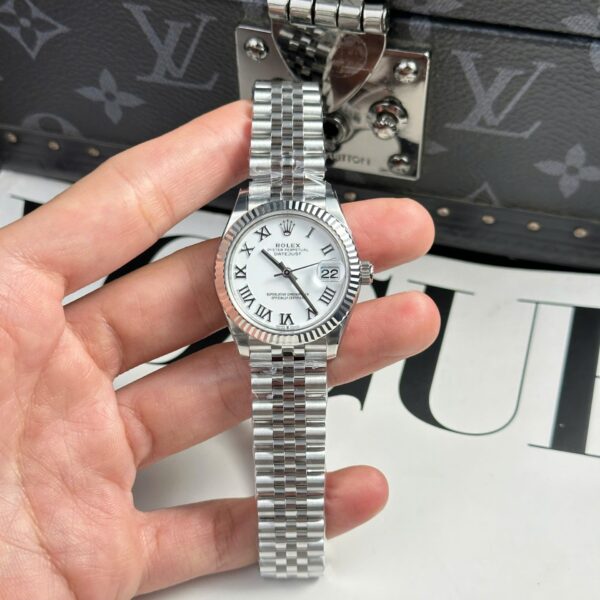 Rolex DateJust Copies Watches Dial White Jubilee Strap THB Factory 31mm