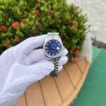 Rolex DateJust Blue Dial Super Clone 1:1 Watch Jubilee Strap EW Factory 36mm
