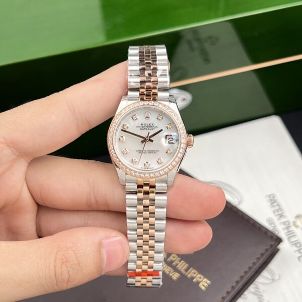 Rolex Replica Watch DateJust Mother Of Pearl Dial EW Factory 31mm