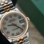 Rolex DateJust Super Clone Watch Mother Of Pearl Dial 31mm - Image 4