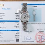Rolex DateJust Super Clone Watch Mother Of Pearl Dial With Moissanite Bezel 31mm