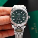 Rolex Datejust 126334 Super Clone Watch Green Dial Clean Factory 41mm
