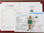 Rolex Day-Date 128235 Dial Aventurine Super Clone Watch Custom Gold Wrapped 36mm