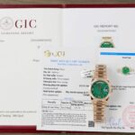 Rolex Day-Date 128235 Dial Aventurine Super Clone Watch Custom Gold Wrapped 36mm