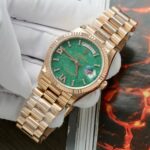 Rolex Day-Date 128235 Dial Aventurine Super Clone Watch Custom Gold Wrapped 36mm - Image 4