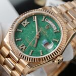 Rolex Day-Date 128235 Dial Aventurine Super Clone Watch Custom Gold Wrapped 36mm - Image 6
