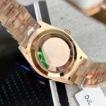 Rolex Day-Date Gold Wrapped Super Clone Watch With Moissanite Ruby Red Diamond 40mm - Image 8
