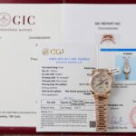 Rolex Day-Date Dial Mother Of Pearl Super Clone Watch Custom Gold Wrapped 36mm
