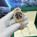 Rolex Super Clone Day-Date Rose Gold Lava Dial BP Factory 40mm