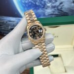 Rolex Super Clone Day-Date Rose Gold Lava Dial BP Factory 40mm - Image 4