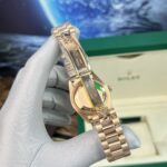 Rolex Super Clone Day-Date Rose Gold Lava Dial BP Factory 40mm - Image 5