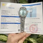 Rolex Day-Date Super Clone Watch Ice Blue Dial Number Pile Arabic GM Factory 40mm