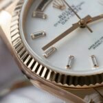 Rolex Day-Date Rose Gold Super Clone Watch Dial Mother Of Pearl QF Factory 36mm - Image 5