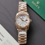 Rolex Day-Date Rose Gold Super Clone Watch Dial Mother Of Pearl QF Factory 36mm