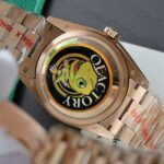 Rolex Day-Date Rose Gold Super Clone Watch Dial Mother Of Pearl QF Factory 36mm - Image 7