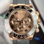 Rolex Daytona 116515LN 18K Rose Gold Wrapped Super Clone Watch 40mm - Image 3