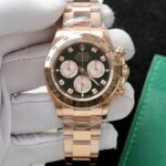 Rolex Daytona 126505 Rose Gold Super Clone Watch Black Dial 40mm
