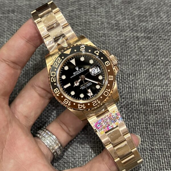 Rolex GMT-Master II 126715CHNR Replica Watch Root Beer Clean Factory 40mm