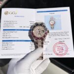 Rolex GMT-Master II 126755 SARU-DIAO Gold Wrapped Moissanite Sapphire Super Clone Watch 40mm