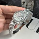 Rolex DateJust Super Clone Women Dial MOP Bezel Diamonds CZ THB Factory 31mm - Image 4