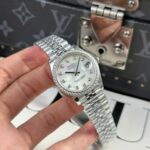 Rolex DateJust Super Clone Women Dial MOP Bezel Diamonds CZ THB Factory 31mm - Image 3