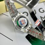 Rolex Super Clone Watch DateJust Dial Mother Of Pearl Moissanite Diamonds 41mm - Image 9