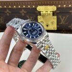 Rolex Super Clone Watch Sky Dweller 326934 Strap Jubilee Dial Blue 42mm - Image 3