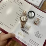 Rolex Day-Date 128235 Super Clone Watch Gold Wrapped Meteorite Dial 36mm
