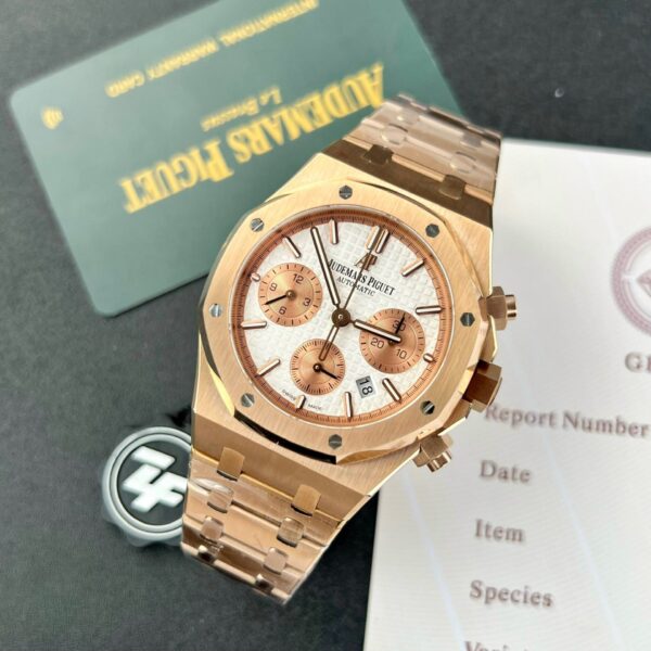 Audemars Piguet Replica Watches Royal Oak 26331OR White Dial ZF Factory 41mm