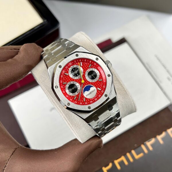 Audemars Piguet Replica Watch Royal Oak Chronogarph 26574ST Red Dial 41mm