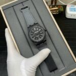Audemars Piguet Super Clone Watch Royal Oak 15400 Carbon Dial Black 41mm - Image 2