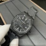 Audemars Piguet Super Clone Watch Royal Oak 15400 Carbon Dial Black 41mm - Image 3