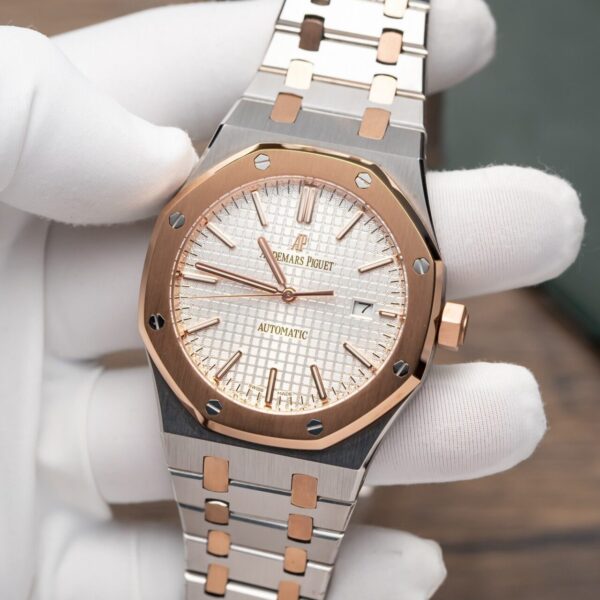 Audemars Piguet Royal Oak 15400 Demi Rose Replica Watch ZF Factory 41mm